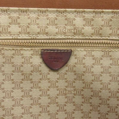 Celine Macadam Pattern Tote Bag Logo Shape Pressed All Beige