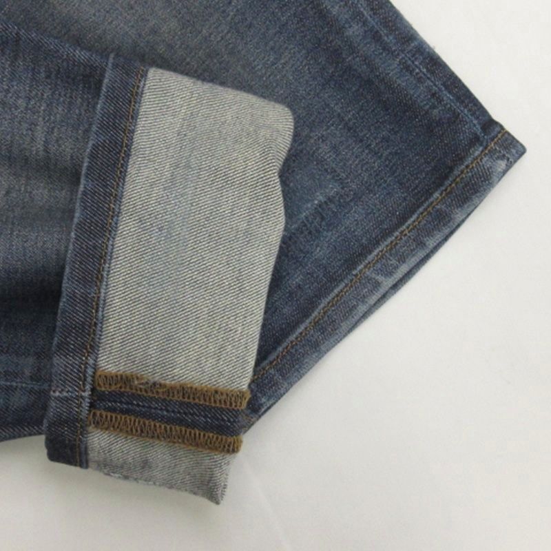 Gucci Denim Pants Jeans Damaged Leather Patches 369032 Indigo 44