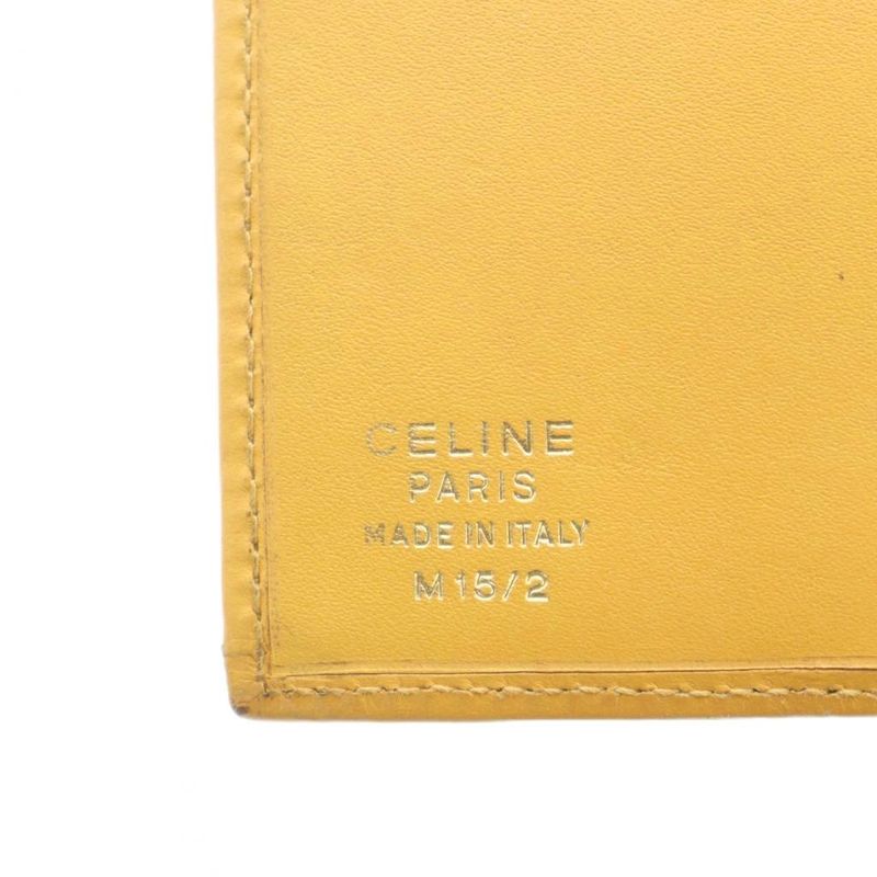 Celine Long Wallet PVC Leather Macadam Pattern Total Logo Brown - GY18 MQ - OH