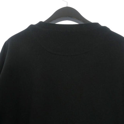 Prada 23AW Triangle Logo Crew Neck Oversized Sweatshirt Long Sleeve M Black