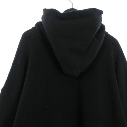 Balenciaga 21AW FREE Damaged Oversized Hoodie Long Sleeve XXS Black 661711