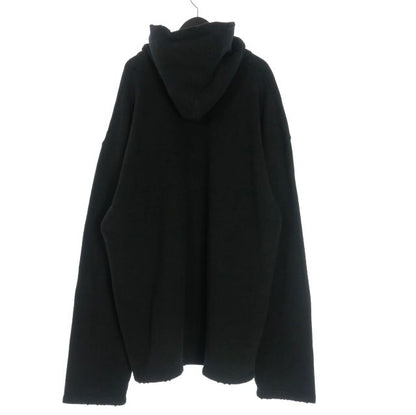 Balenciaga 21AW FREE Damaged Oversized Hoodie Long Sleeve XXS Black 661711