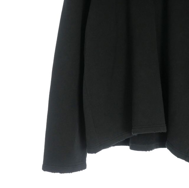 Balenciaga 21AW FREE Damaged Oversized Hoodie Long Sleeve XXS Black 661711