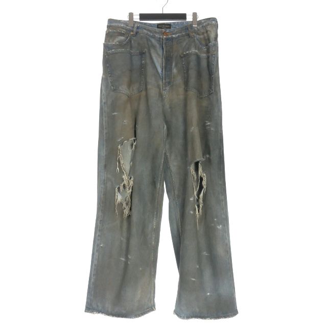 Balenciaga 23AW Patched Pocket Baggy Jeans Baggy Jeans Denim Pants L Indigo