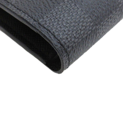 Louis Vuitton Damier Graphite Portefeuille Marco Bifold Wallet N62664 Black AA