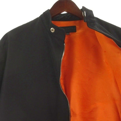 Hermes Nylon Jacket Bicolor Black Orange M