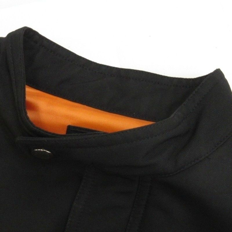 Hermes Nylon Jacket Bicolor Black Orange M