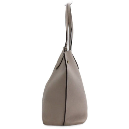 Louis Vuitton Lock Me Go Tote Bag Leather M56107 Beige