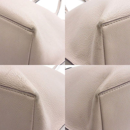 Louis Vuitton Lock Me Go Tote Bag Leather M56107 Beige