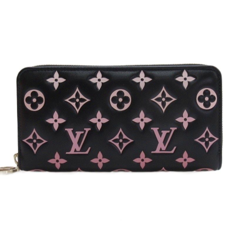 Louis Vuitton Monogram Zippy Wallet Coussin Long Wallet Round Zipper M12152