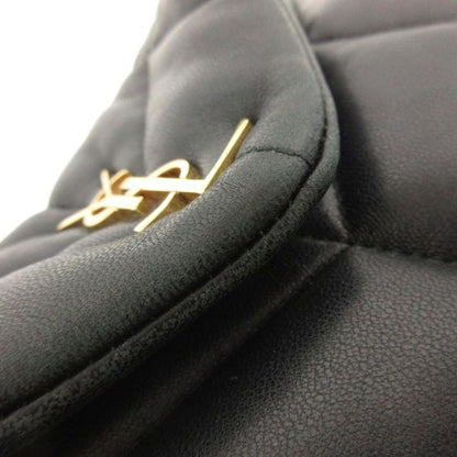 Saint Laurent Paris Lou Puffer Chain Shoulder Bag Lambskin Gue620333 Black