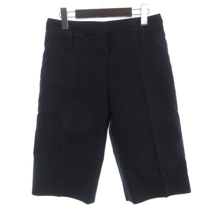 Louis Vuitton Shorts Half Pants Zip Fly Cotton Black 36 - GY19 AA