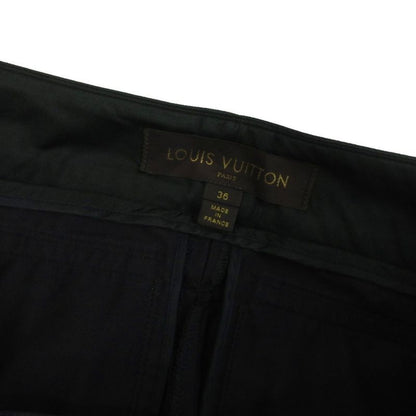 Louis Vuitton Shorts Half Pants Zip Fly Cotton Black 36 - GY19 AA