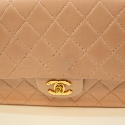 Chanel No 6 A01112 Pink Lamb Ghardware W Flap Matelasse 25