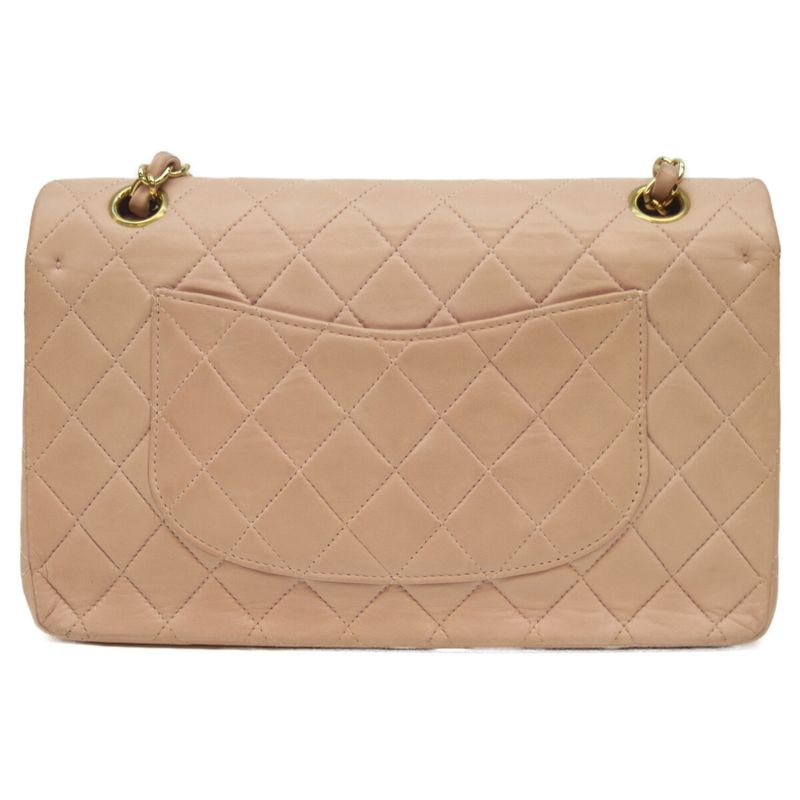 Chanel No 6 A01112 Pink Lamb Ghardware W Flap Matelasse 25
