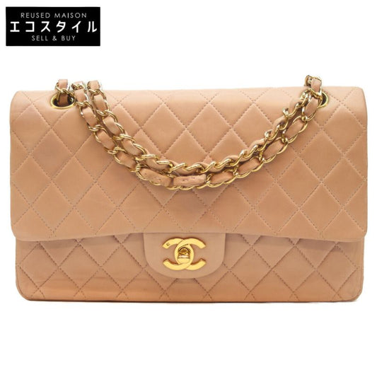 Chanel No 6 A01112 Pink Lamb GHW W Flap Matelasse 25