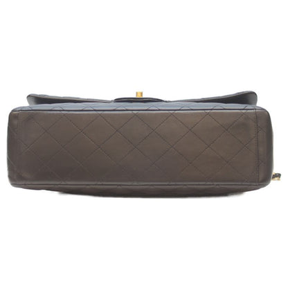 Chanel No 19 A58601 Black Lamb Ghardware W Flap Deca Matelasse Maxi 34