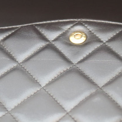 Chanel No 19 A58601 Black Lamb Ghardware W Flap Deca Matelasse Maxi 34