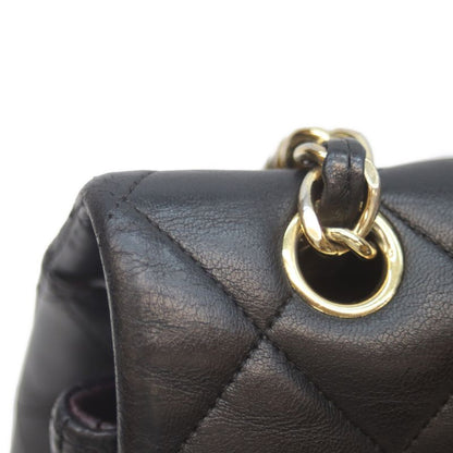 Chanel No 19 A58601 Black Lamb Ghardware W Flap Deca Matelasse Maxi 34