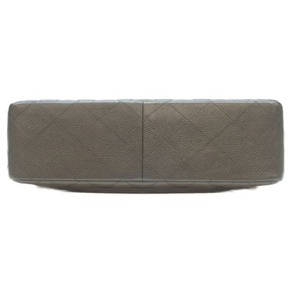 Chanel No 18 Black Caviar GHW Deca Matelasse 30 Single Flap Chain