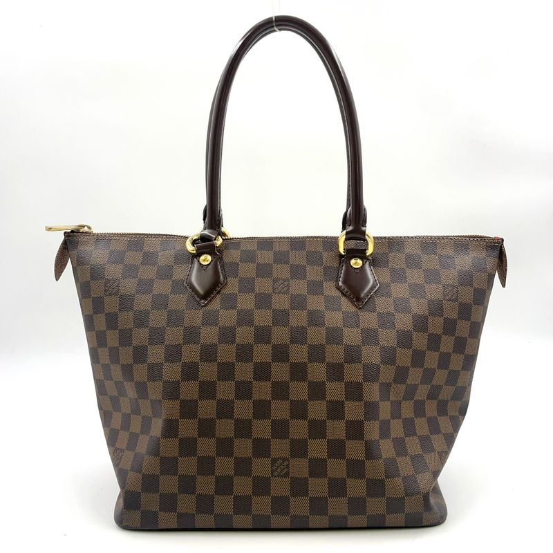Louis Vuitton Saleya MM Damier Ebene Damier Ebene Serial Number Unclear Leather