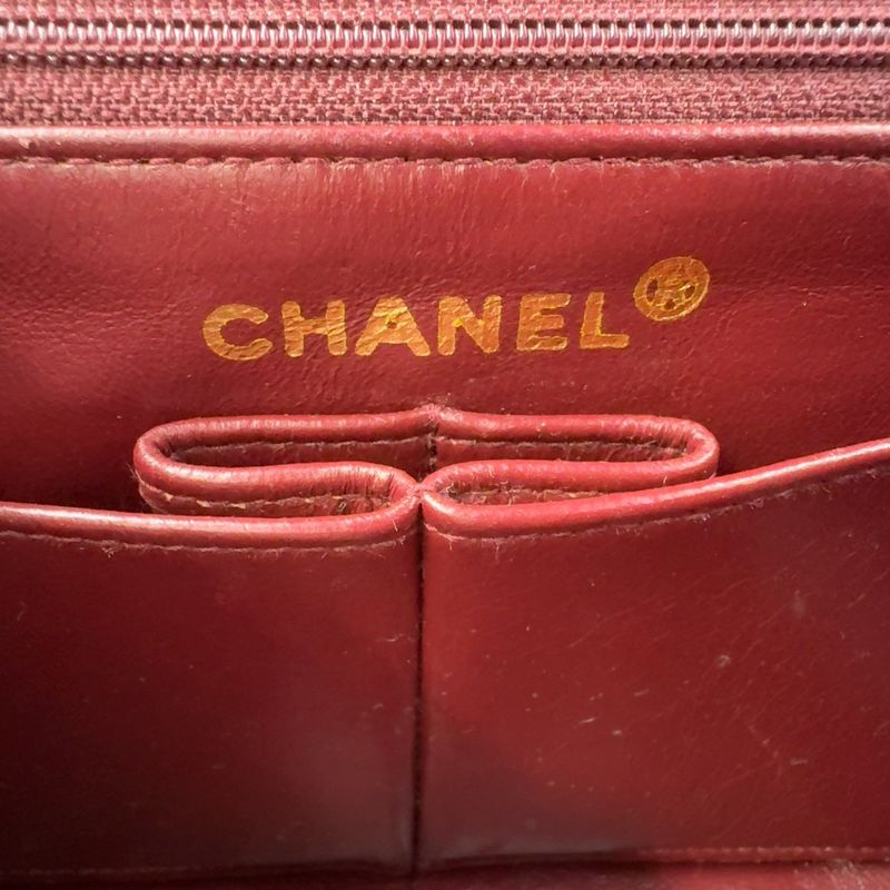 Chanel Matelasse Chain Serial No 1 Lambskin Black Shoulder Bag Gold