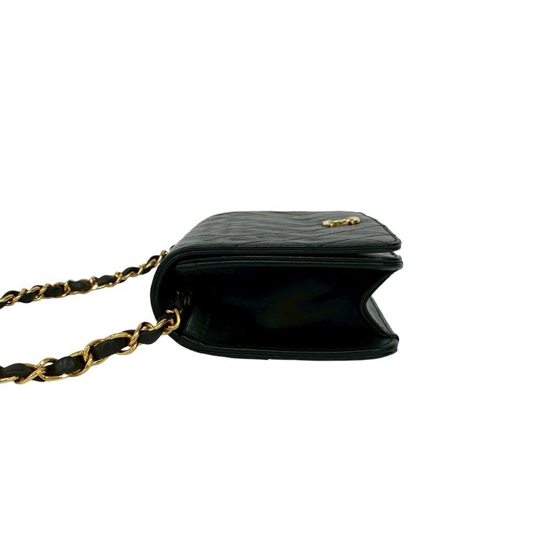 Chanel Chanel Quilted Lambskin Chain Shoulder Bag Pochette