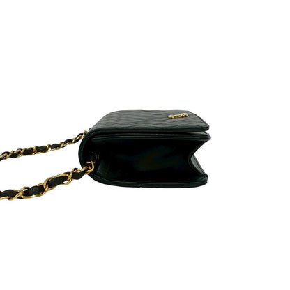 Chanel Chanel Quilted Lambskin Chain Shoulder Bag Pochette