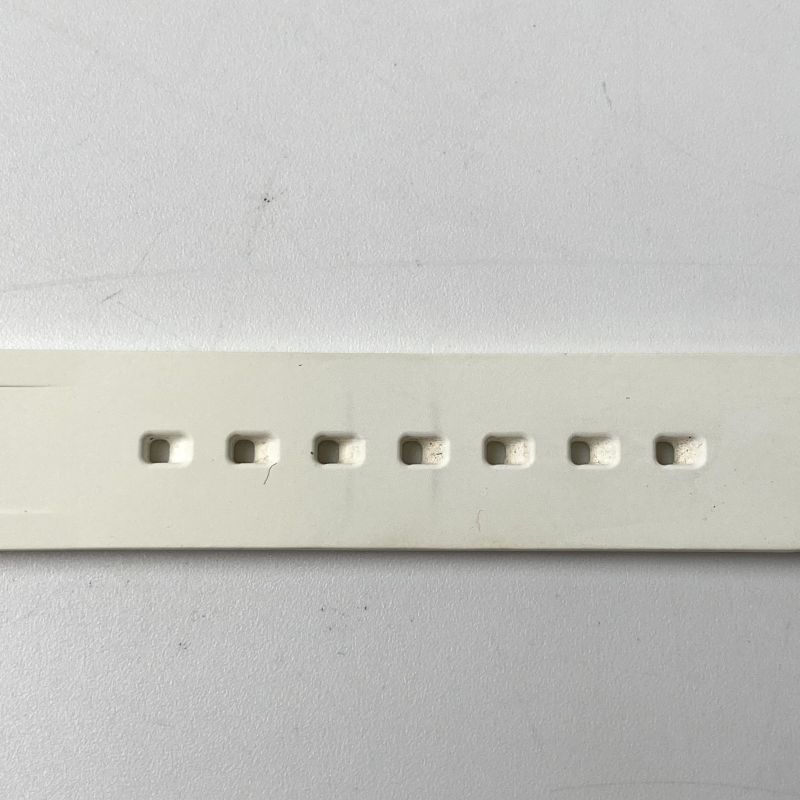 Louis Vuittonvuitton Women's Tambour Rubber Monogram Replacement Belt White