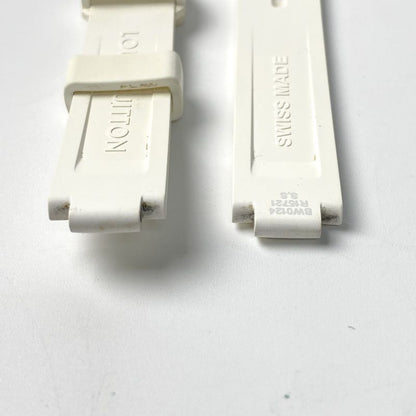 Louis Vuittonvuitton Women's Tambour Rubber Monogram Replacement Belt White
