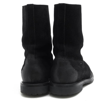 Gucci Pecos Boots Shoes Men Suede Leather Genuine Black 269680 98411 Camden Lug