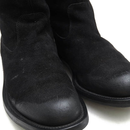 Gucci Pecos Boots Shoes Men Suede Leather Genuine Black 269680 98411 Camden Lug