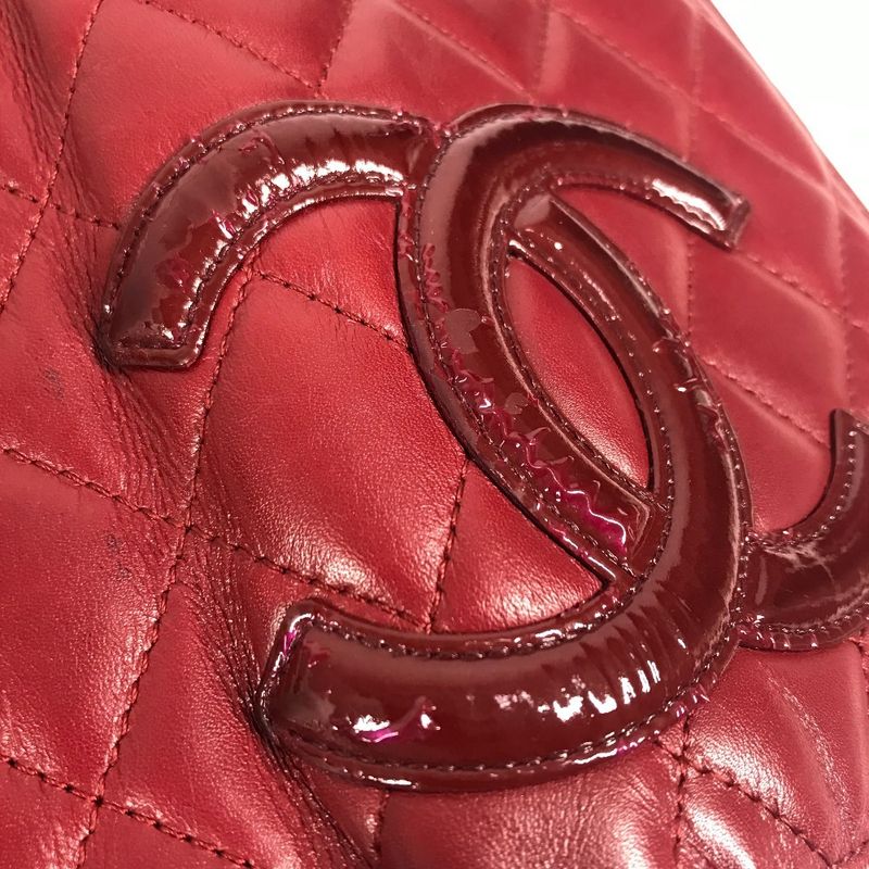 Chanel Long Wallet CC Coco A26717 Leather Red