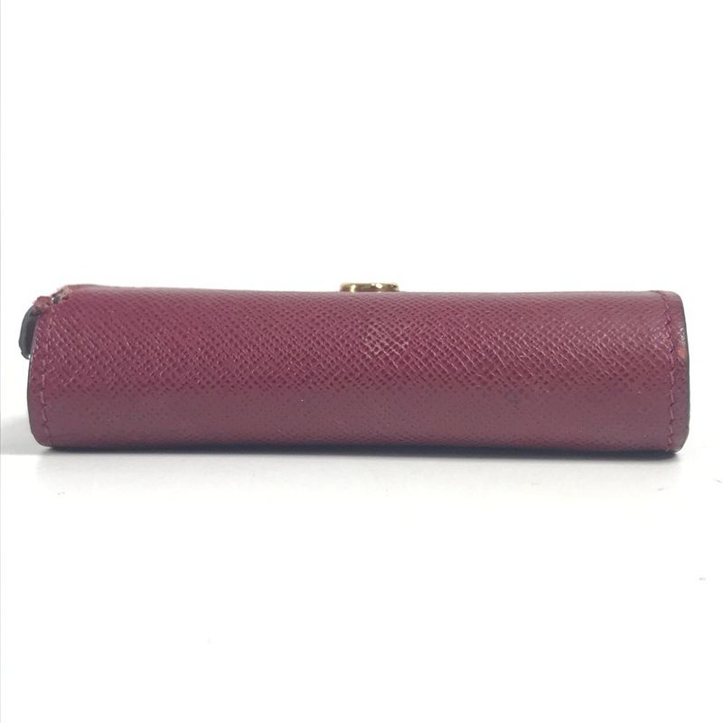 Louis Vuitton Card Case Multicarte Sarah M61273 Monogram Canvas Fuchsia Brown