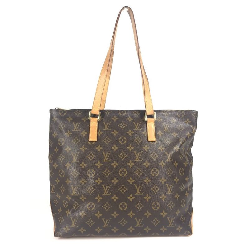 Louis Vuitton Shoulder Bag Cabas Mezzo M51151 Monogram Canvas Brown