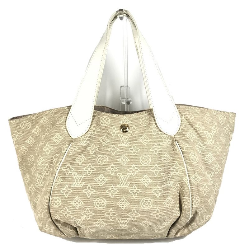 Louis Vuitton Tote Cabas Ipanema GM M95986 Leather Canvas Beige
