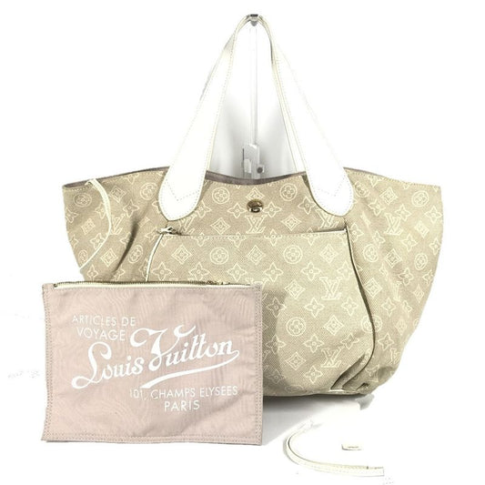 Louis Vuitton Tote Cabas Ipanema GM M95986 Leather Canvas Beige