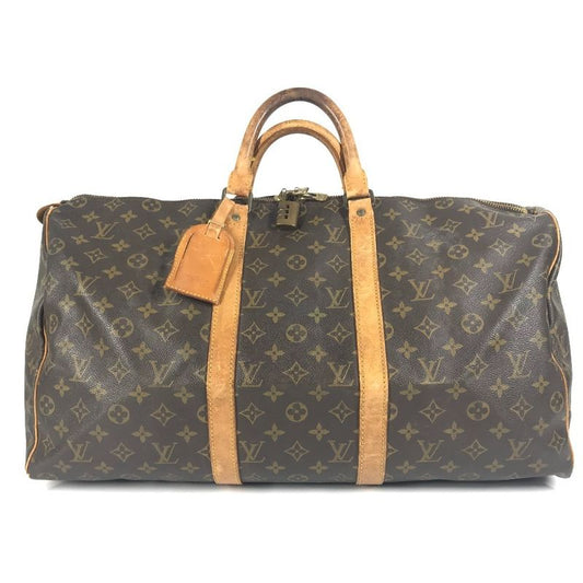 Louis Vuitton Boston Bag Keepall 50 Keepall 50 M41426 Monogram Canvas Brown