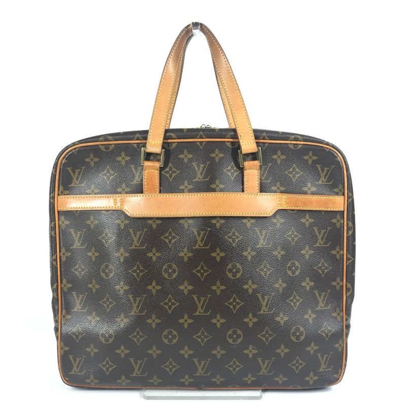 Louis Vuitton Tote Bag Porte Documents Pegas M53343 Monogram Canvas Brown