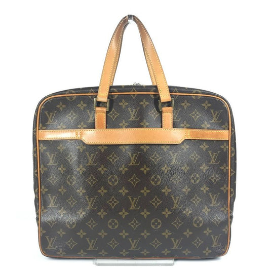 Louis Vuitton Tote Bag Porte Documents Pegas M53343 Monogram Canvas Brown