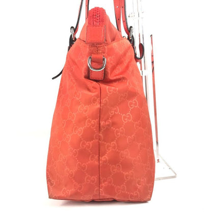 Gucci Shoulder Bag 387067 Nylon Orange