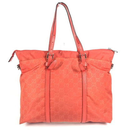 Gucci Shoulder Bag 387067 Nylon Orange