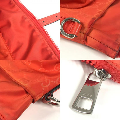 Gucci Shoulder Bag 387067 Nylon Orange