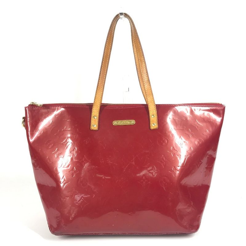 Louis Vuitton Shoulder Bag Verbeu GM Verbeu GM M93587 Monogram Vernis Canvas Red