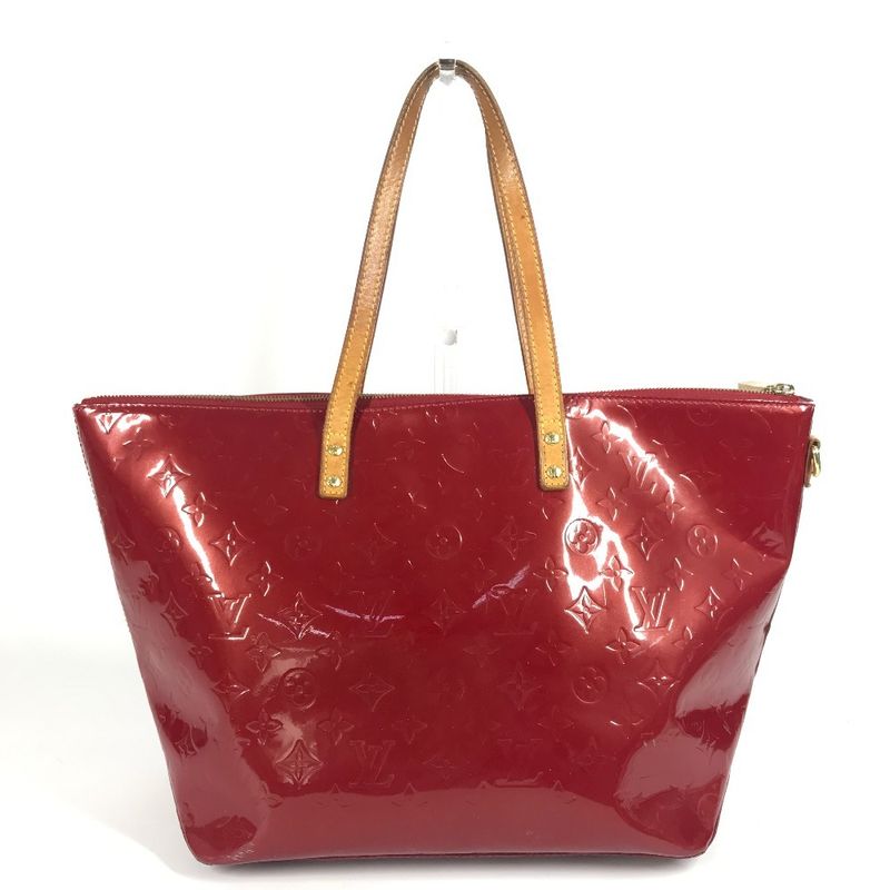 Louis Vuitton Shoulder Bag Verbeu GM Verbeu GM M93587 Monogram Vernis Canvas Red