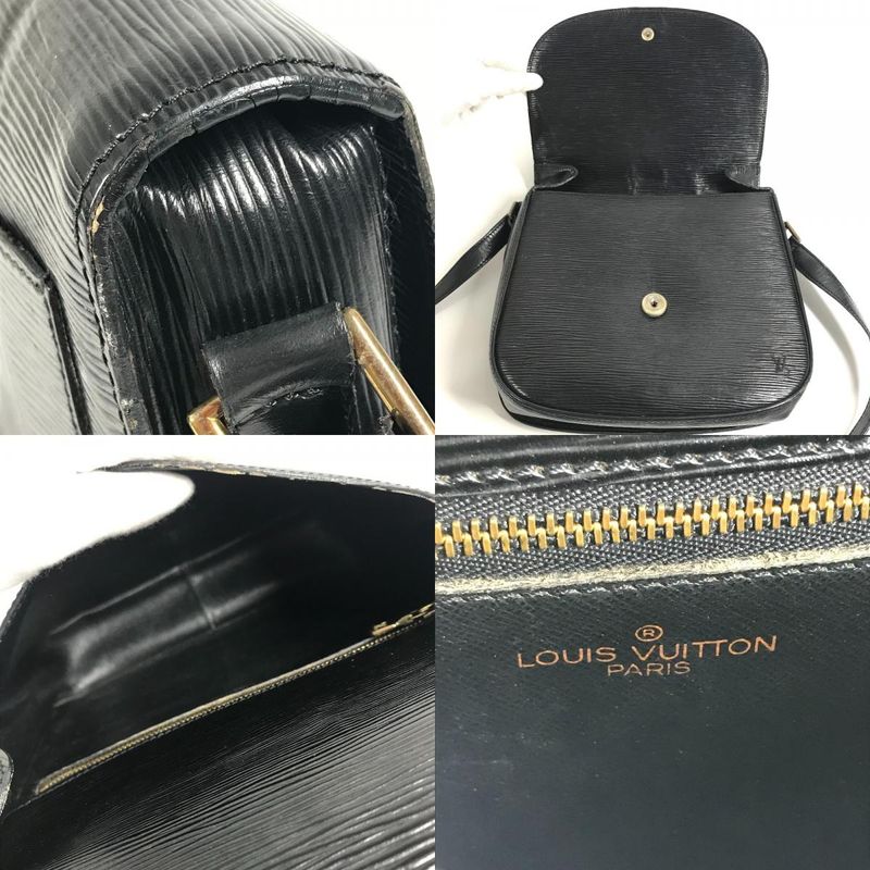 Louis Vuitton Shoulder Bag Saint-cloud M52192 Epi Leather Noir Black