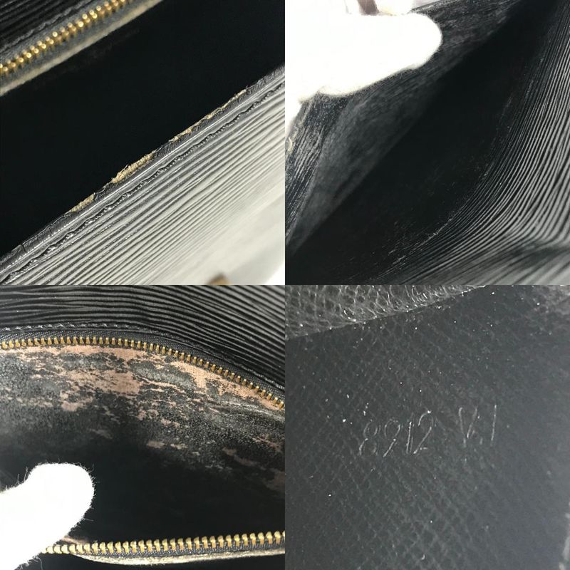 Louis Vuitton Shoulder Bag Saint-cloud M52192 Epi Leather Noir Black