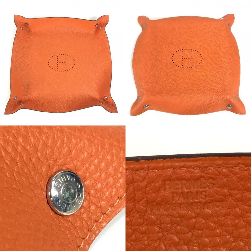 Hermes Small Bag Vidpoche Taurillon Clemence Orange