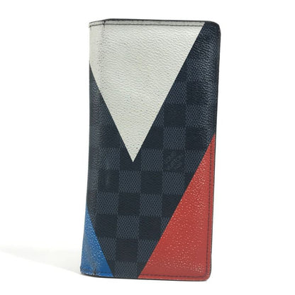 Louis Vuitton Portefeuille Blazer Long Wallet N41593 Damier Cobalt Canvas Navy