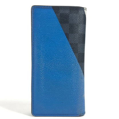 Louis Vuitton Portefeuille Blazer Long Wallet N41593 Damier Cobalt Canvas Navy
